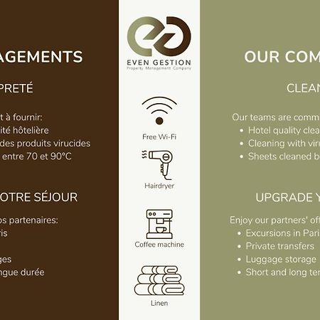 Apartment 1 Bedroom # Paris 14 # Alesia Eksteriør billede